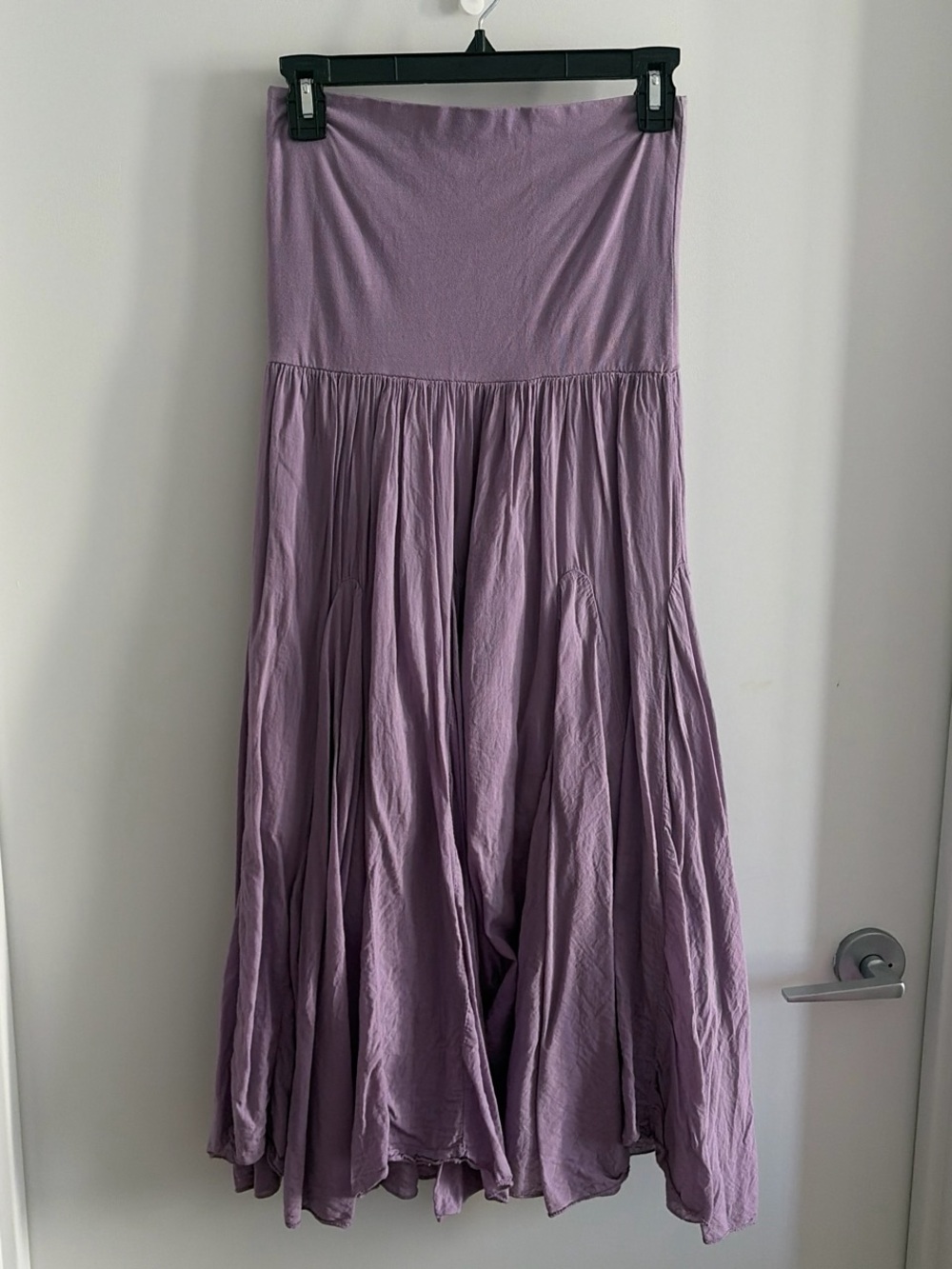 Lavender Maxi Skirt Dress - Soft Flowing Women's Dress